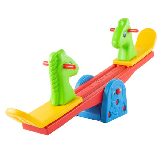 Toy Time Colorful Animal Seesaw